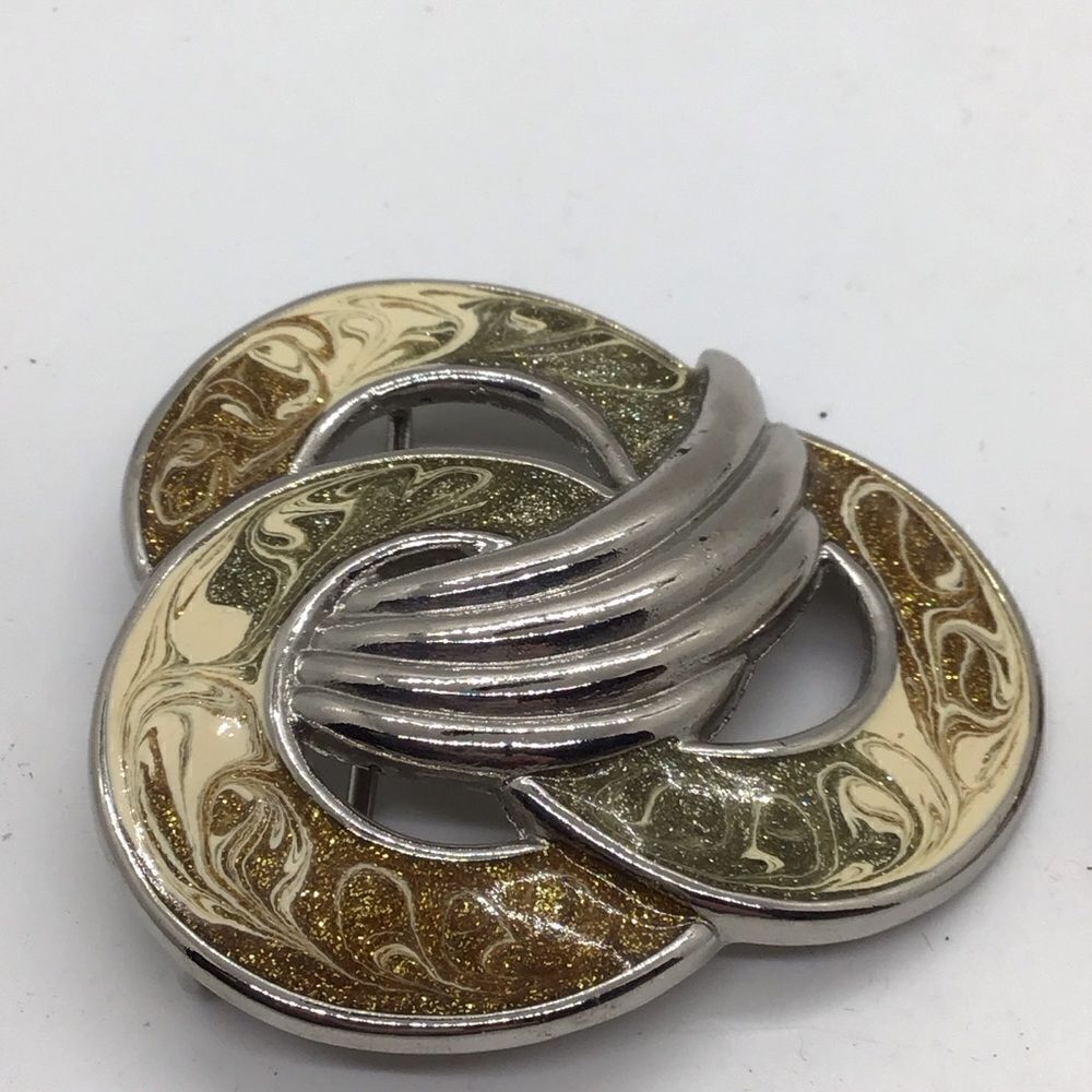 Lot of 2 Vintage Ladies Belt Buckles - Picture 2 of 5